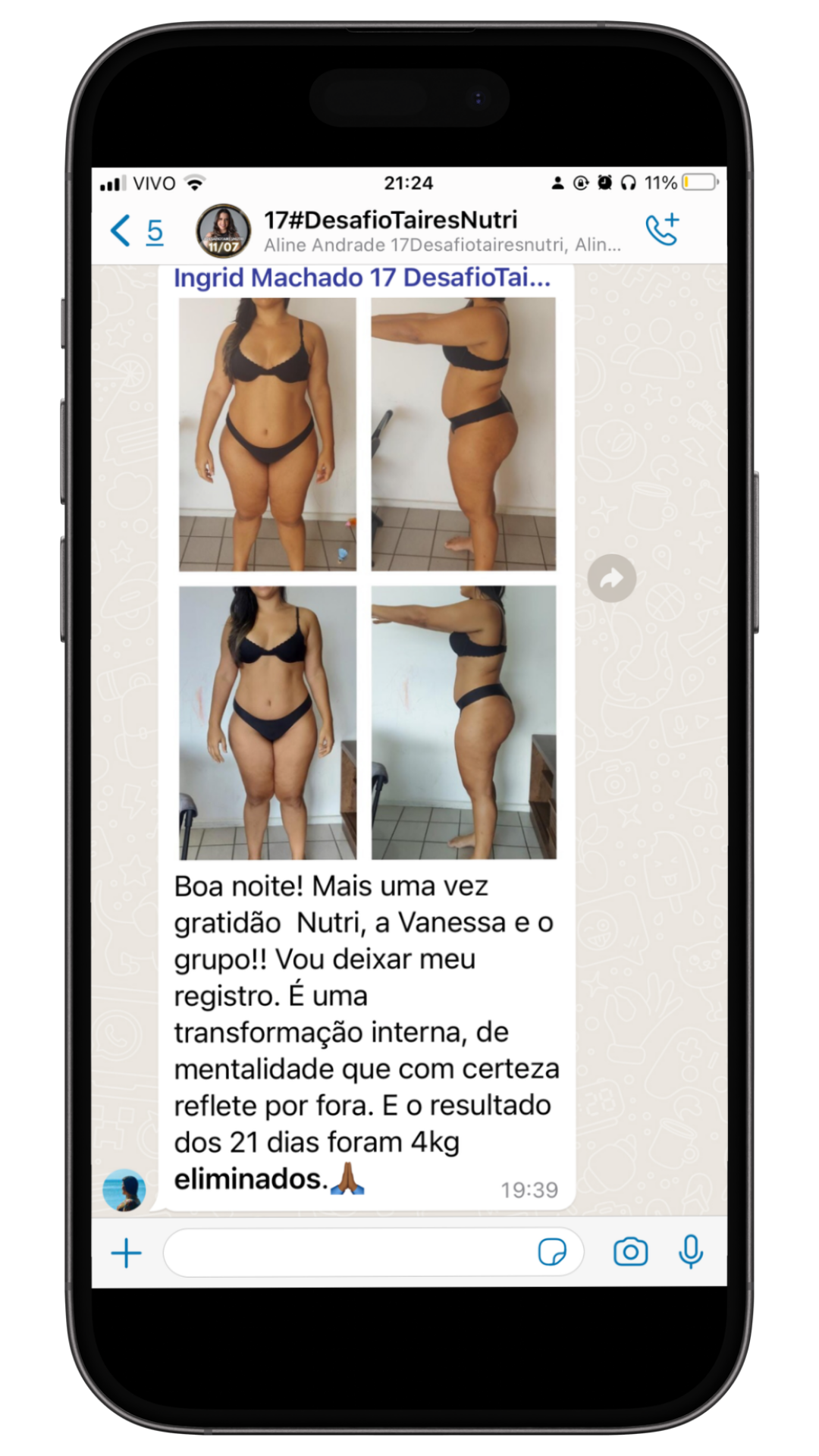 Depoimento WhatsApp 1
